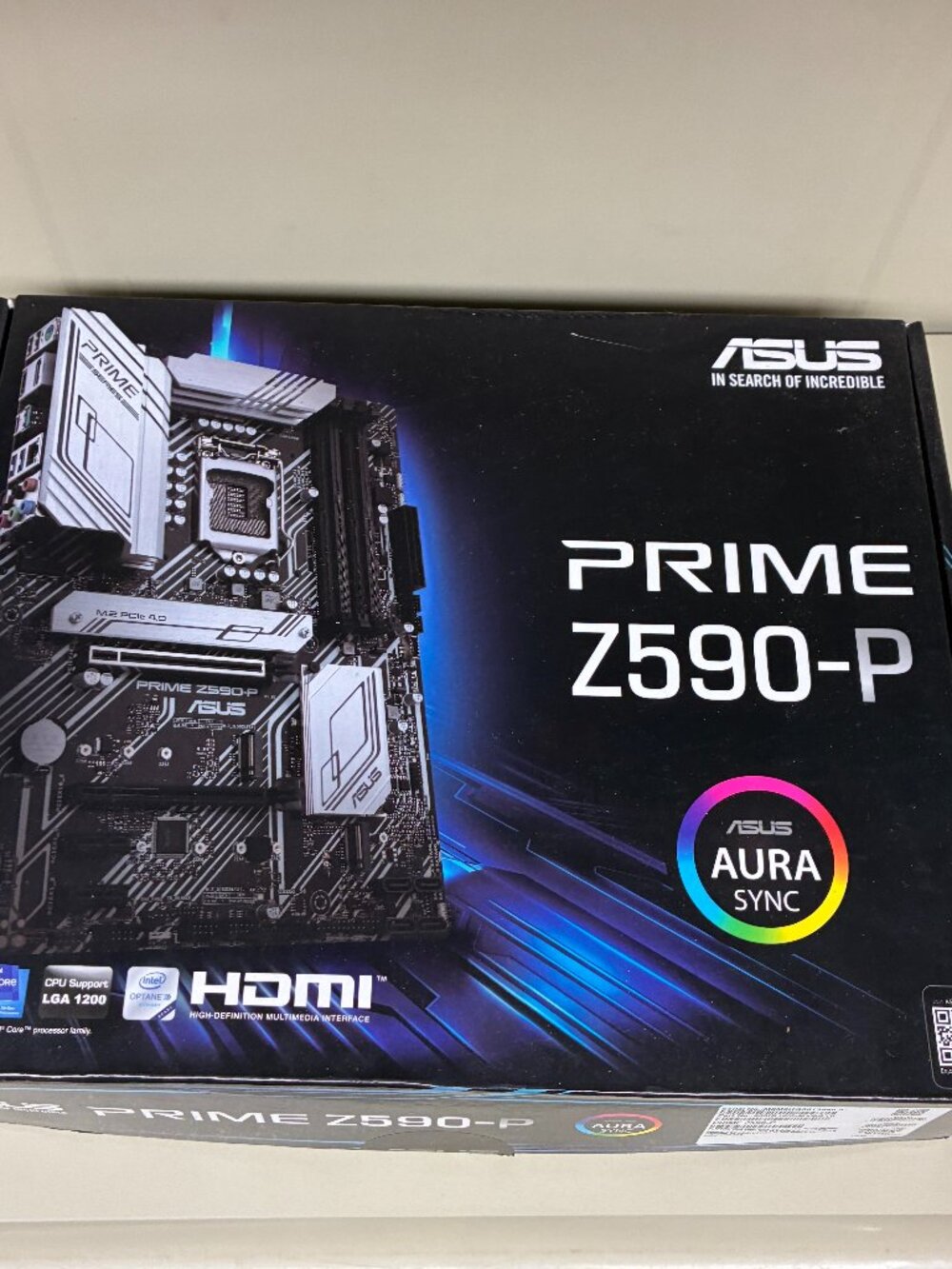 ASUS PRIME Z590-P LGA 1200 Intel Z590 ATX Motherboard PCIe 4.0 DDR4 2.5Gb LANASU
